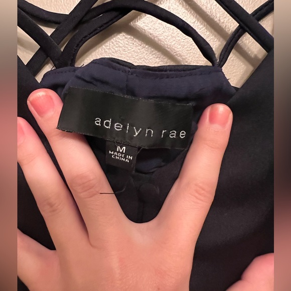 Mid length navy blue dress - Picture 3 of 6